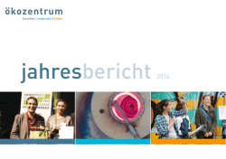 jahresbericht 2014