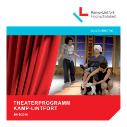 Theaterprogramm 2015/16 - Stadt Kamp