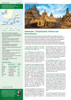 Indonesien &ndash; Tempelzauber, Vulkane und Riesendrachen