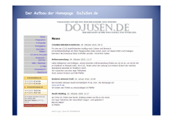 Die Homepage der DoJuSen