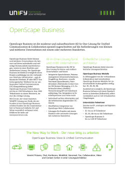 OpenScape Business