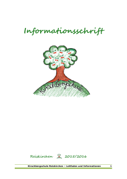 Infoschrift - Kirschbergschule Reiskirchen