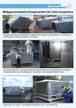 ﬁkn.rsrbutr - Stange Schalltechnische Anlagen GmbH