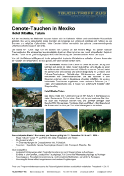Cenote-Tauchen in Mexiko - Tauch