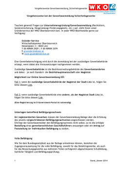 Leitfaden Gewerbeanmeldung