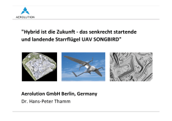 Hybrid ist die Zukunft - das senkrecht startende und