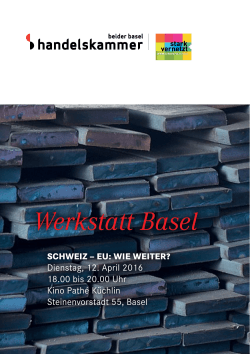 Werkstatt Basel - Handelskammer beider Basel