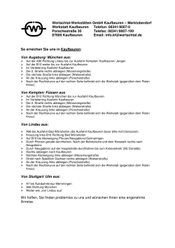 Wertachtal-Werkstätten GmbH Kaufbeuren – Marktoberdorf