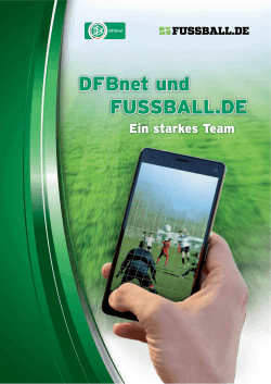 DFBnet und FUSSBALL.de - Eins starkes Team_lowquality