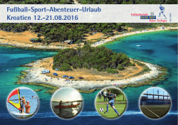 Fußball-Sport-Abenteuer-Urlaub Kroatien 12.