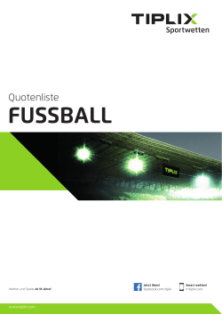 Quotenliste Fussball