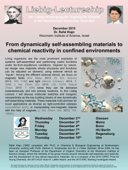 From dynamically self-assembling materials to chemical reactivity in
