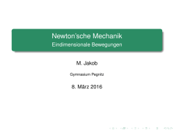 Newton`sche Mechanik