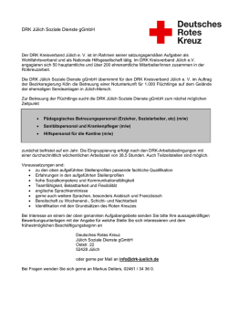 DRK J&uuml;lich Soziale Dienste gGmbH