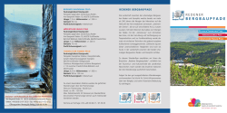 Flyer Redener Bergbaupfade