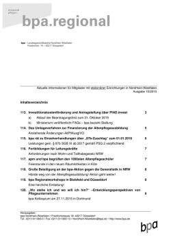 Inhaltsverzeichnis 113. Investitionskostenf&ouml;rderung und