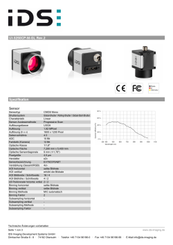 UI-3250CP-M-GL Rev.2 - IDS Imaging Development Systems GmbH