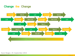 Change the Change - IT-Organisation / it organisation