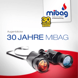 30 JahrE MlBAG
