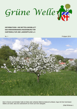 Gr&uuml;ne Welle - Kreisverband Regensburg