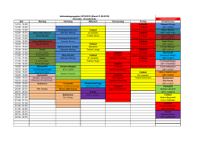 Hallenbelegungsplan (Stand: 31.08.2015) - TSV Landshut