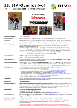 Gymnastival 2015 - Bayerischer Turnverband
