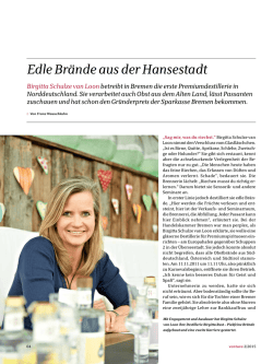 Edle Br&auml;nde aus der Hansestadt