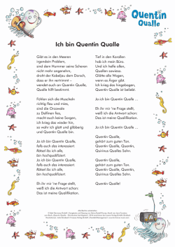 Songtexte Quentin Qualle - Die Mur&auml;ne hat Migr&auml;ne