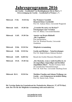 Programm als pdf-Datei - Goethe-Gesellschaft Vest Recklinghausen