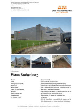 Pistor, Rothenburg - AM