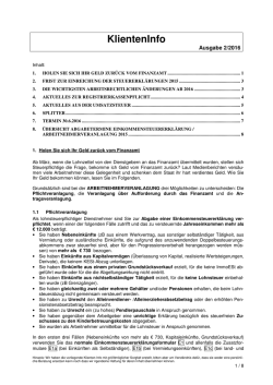 Klienten Info 02 2016