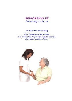 Informationen - Seniorenhilfe