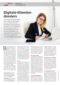 Digitale Klienten- dossiers