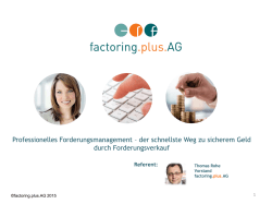 Professionelles Forderungsmanagement