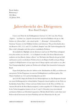 Jahresbericht Frutigen