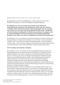 Medienmitteilung