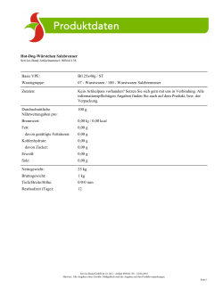 Hot-Dog-Würstchen Salzbrenner Basis VPE: Btl 25x40g / ST