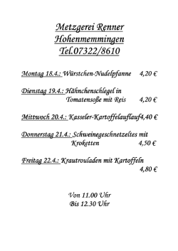 - Metzgerei Renner