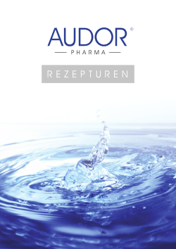 Rezepturmappe - Audor Pharma