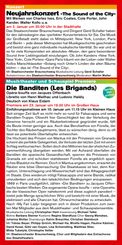 Die Banditen (Les Brigands) - Staatstheater Braunschweig