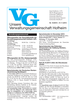 VG-Mitteilungsblatt November 2015