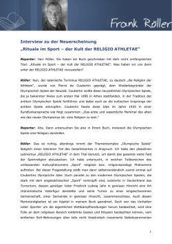 Interview mit Frank R&ouml;ller - frank