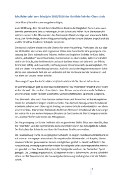 Elternbrief der Schulleiterin (20.08.2015) - Daimler