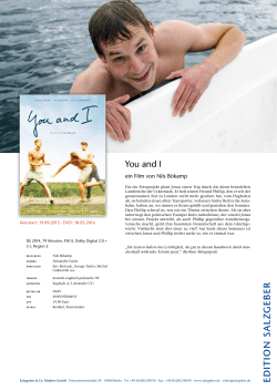 You and I - Salzgeber & Co. Medien GmbH