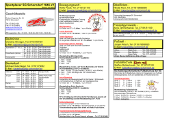 Sportplaner SG Schorndorf 1846 eV