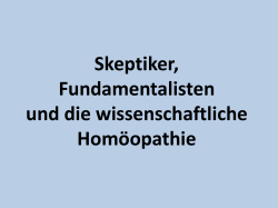Script zum - Homöopathie KONKRET – live!
