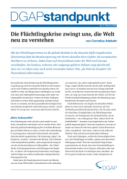 Außenpolitik“ (PDF 244.93 kB) - Deutsche Gesellschaft für