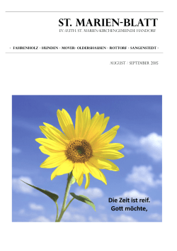 St.Marienblatt August-September-2015