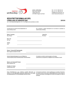 Ich trete hiermit von all meinen &Auml;mtern innerhalb der