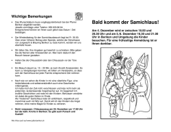 Information Hausbesuch
